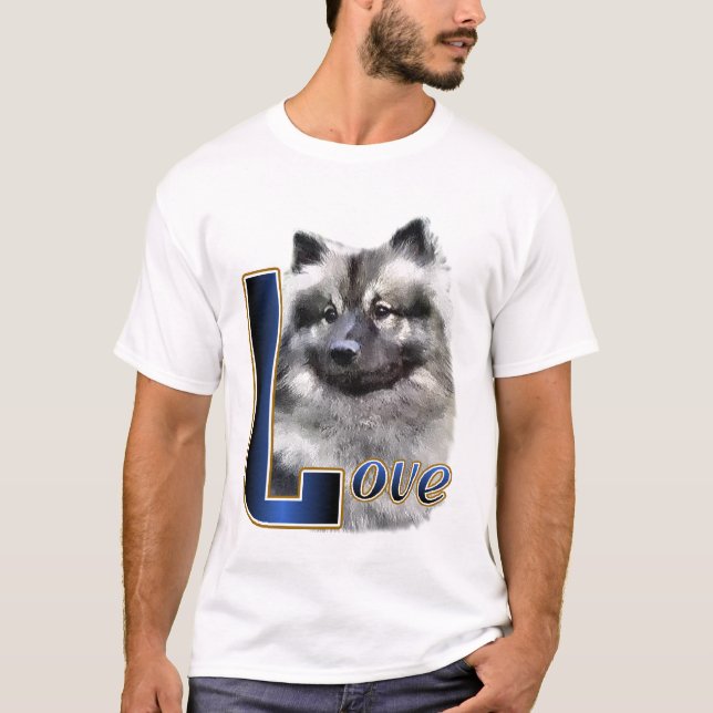 Keeshond Geschenke Apparel T-Shirt (Vorderseite)