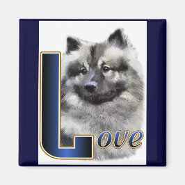 Keeshond Geschenke Magnet