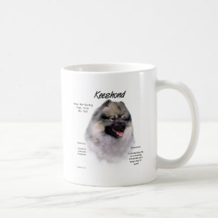 Keeshond-Geschichtsentwurf Tasse