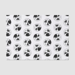 Keeshond Graphic Kontur Niedlich Original Pet Dog  Seidenpapier