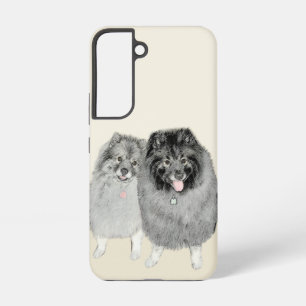 Keeshond Graphics Keeshond Mama and Son Samsung Galaxy Hülle
