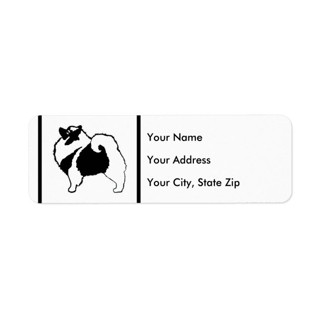 Keeshond Graphics - Niedliche Original Dog Art (Vorne)