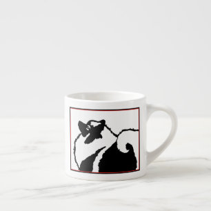 Keeshond Graphics - Niedliche Original Dog Art Espressotasse