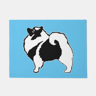 Keeshond Graphics - Niedliche Original Dog Art Fußmatte