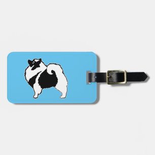 Keeshond Graphics - Niedliche Original Dog Art Gepäckanhänger