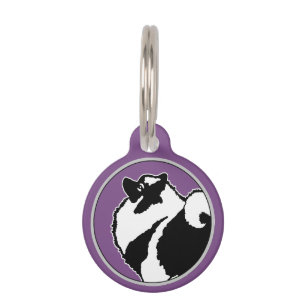 Keeshond Graphics - Niedliche Original Dog Art Haustiermarke