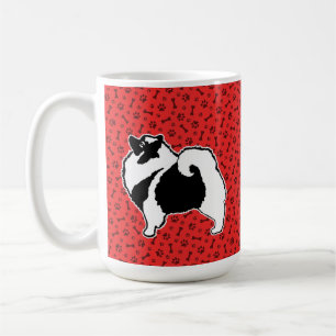 Keeshond Graphics - Niedliche Original Dog Art Kaffeetasse