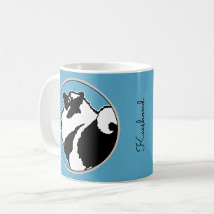 Keeshond Graphics - Niedliche Original Dog Art Kaffeetasse