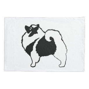 Keeshond Graphics - Niedliche Original Dog Art Kissenbezug