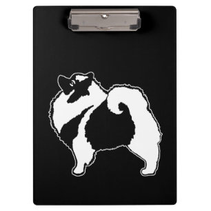 Keeshond Graphics - Niedliche Original Dog Art Klemmbrett