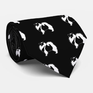 Keeshond Graphics - Niedliche Original Dog Art Krawatte