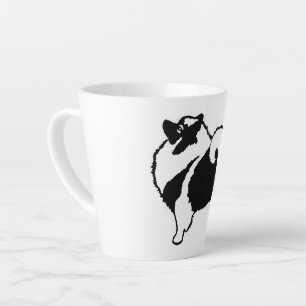 Keeshond Graphics - Niedliche Original Dog Art Milchtasse