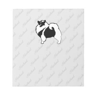 Keeshond Graphics - Niedliche Original Dog Art Notizblock