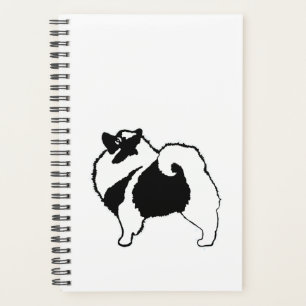 Keeshond Graphics - Niedliche Original Dog Art Planer
