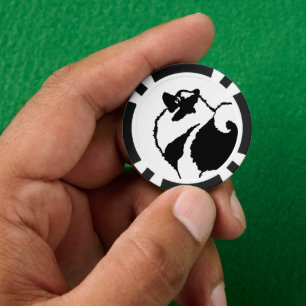 Keeshond Graphics - Niedliche Original Dog Art Pokerchips