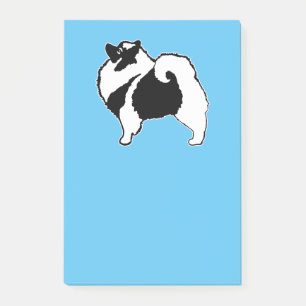 Keeshond Graphics - Niedliche Original Dog Art Post-it Klebezettel