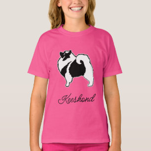 Keeshond Graphics - Niedliche Original Dog Art T-Shirt