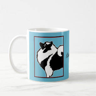 Keeshond Graphics - Niedliche Original Dog Art Tasse
