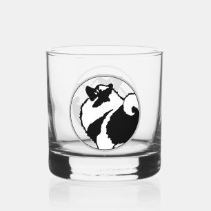 Keeshond Graphics - Niedliche Original Dog Art Whiskyglas