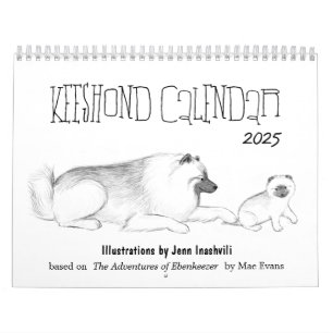 Keeshond Hogs Calendar Kalender