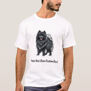 Keeshond Hund Erstellen Sie Ihren Eigener Text  T-Shirt