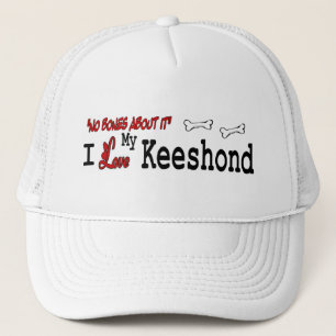 Keeshond (I Liebe) Hat Truckerkappe