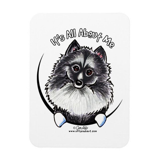Keeshond IAAM Magnet (Vertikal)