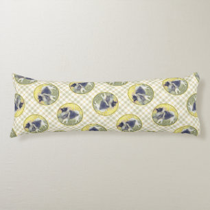 Keeshond in Aspen Malerei Niedliche Original Hunde Seitenschläferkissen