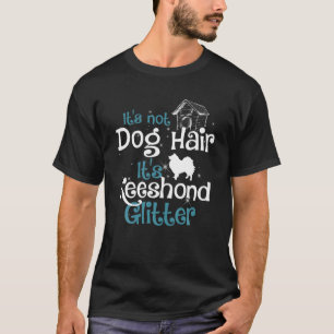 Keeshond ist kein Hundebüt-Keeshond-Glitzer T-Shirt