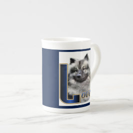 Keeshond LIEBE Geschenke Prozellantasse