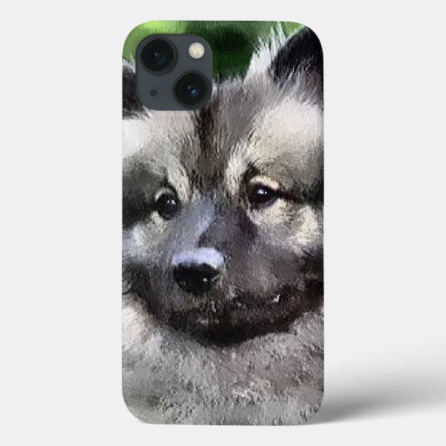 Keeshond Lovers Kunstgeschenke Case-Mate iPhone Hülle (Rückseite)