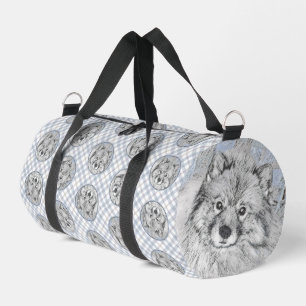 Keeshond-Malerei Kees Niedliche Original-Haustier- Duffle Bag