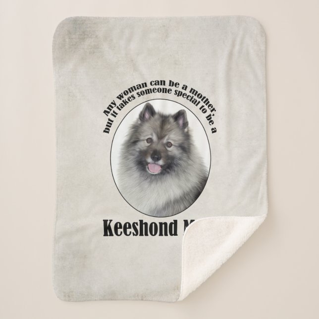 Keeshond-Mama Sherpadecke (Vorderseite)