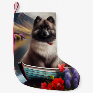 Keeshond on a Paddle: Ein Landschaftliches Abenteu Kleiner Weihnachtsstrumpf