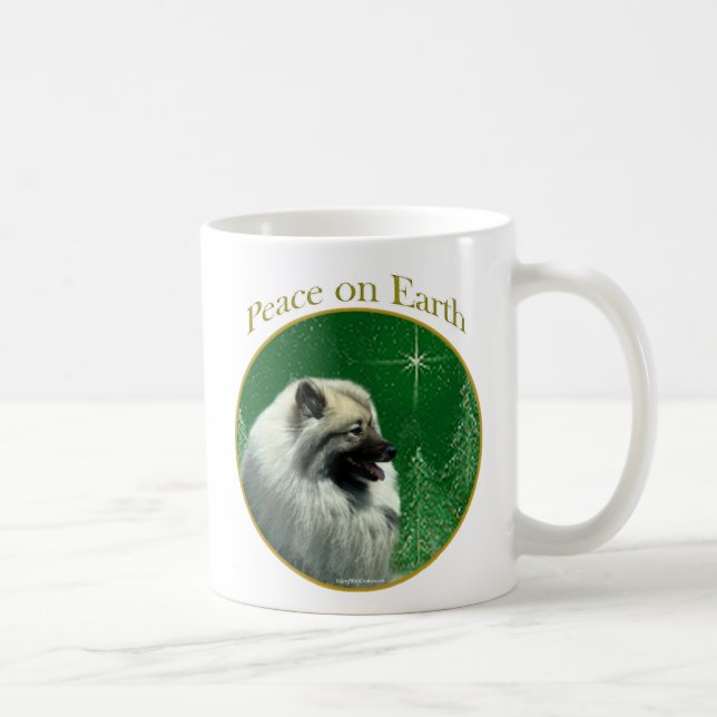 Keeshond Peace Kaffeetasse (Rechts)