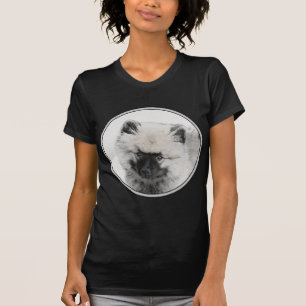 Keeshond Puppy Zeichnend - Niedliche Original Hund T-Shirt