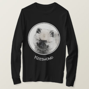 Keeshond Puppy Zeichnend - Niedliche Original Hund T-Shirt