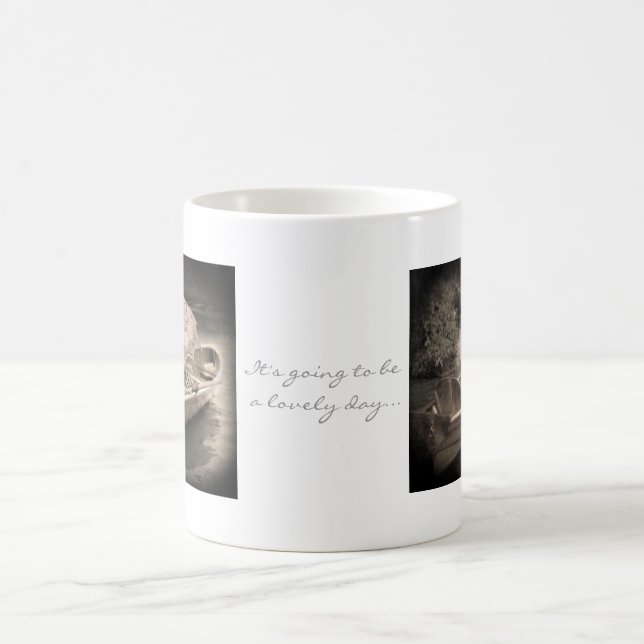 Keeshond-reizende TagesTasse Kaffeetasse (Mittel)