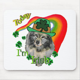 Keeshond St Patricks Day Mousepad