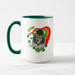 Keeshond St Patricks Day Tasse