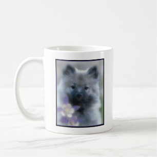 Keeshond und Columbine - Hundfoto Tasse