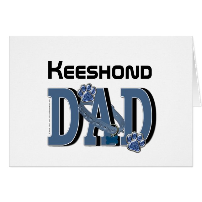 Keeshond VATER (Vorderseite (Horizontal))