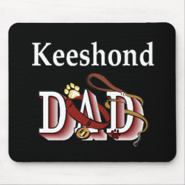 Keeshond Vater Geschenke Mousepad