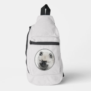 Keeshond Zeichnend Schlüssel Welpe Niedlich Origin Crossbody Bag
