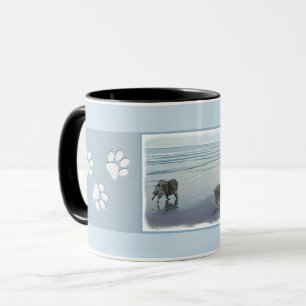 Keeshonds am Meer Tasse