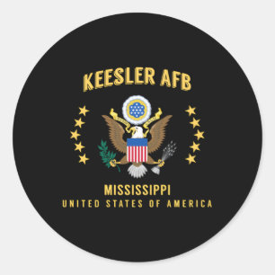 Keesler Afb Runder Aufkleber