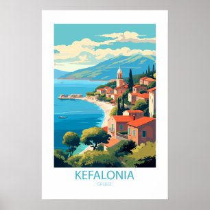 Kefalonia Griechenland Berühmte Sehenswürdigkeiten Poster