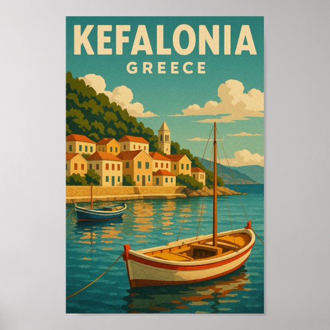 Kefalonia Griechenland Poster (Vorne)