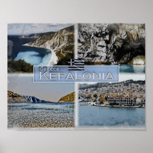 Kefalonia - Griechenland - Poster