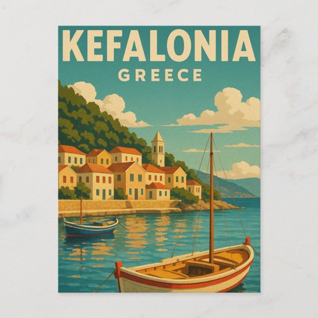 Kefalonia Griechenland Postkarte (Vorderseite)
